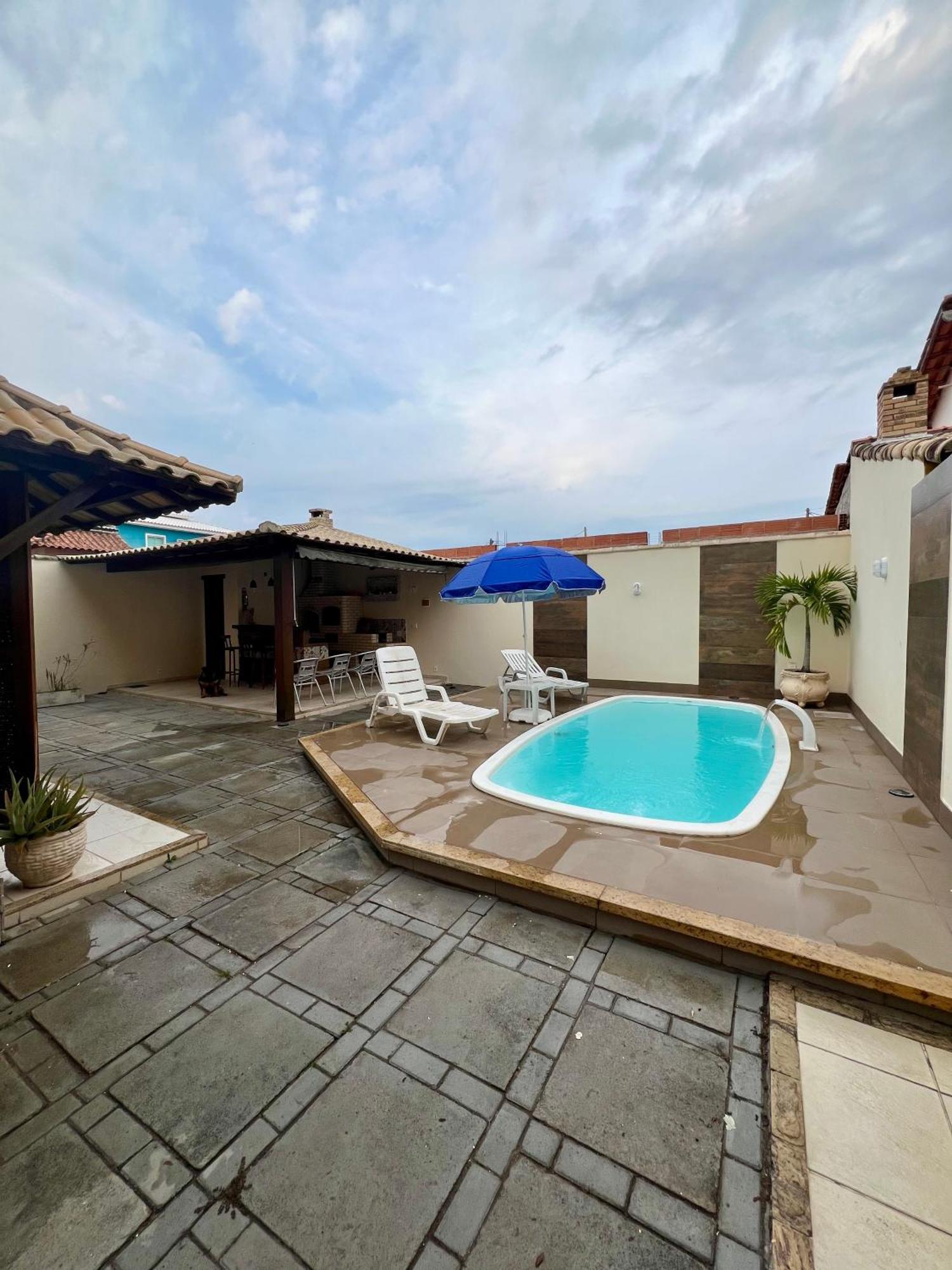 Casa Com Piscina, Churrasqueira E Ar Condicionado Em Condominio Кабо Фрио Екстериор снимка